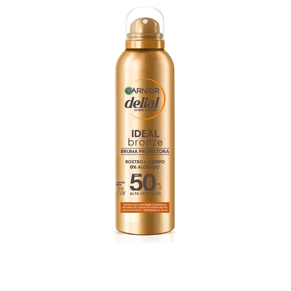 Солнцезащитный крем Delial Ideal Bronze Bruma Protectora Spf50 Garnier, 150 мл
Солнцезащитный крем Delial Ideal Bronze Bruma Protectora Spf50 Garnier, 150 мл