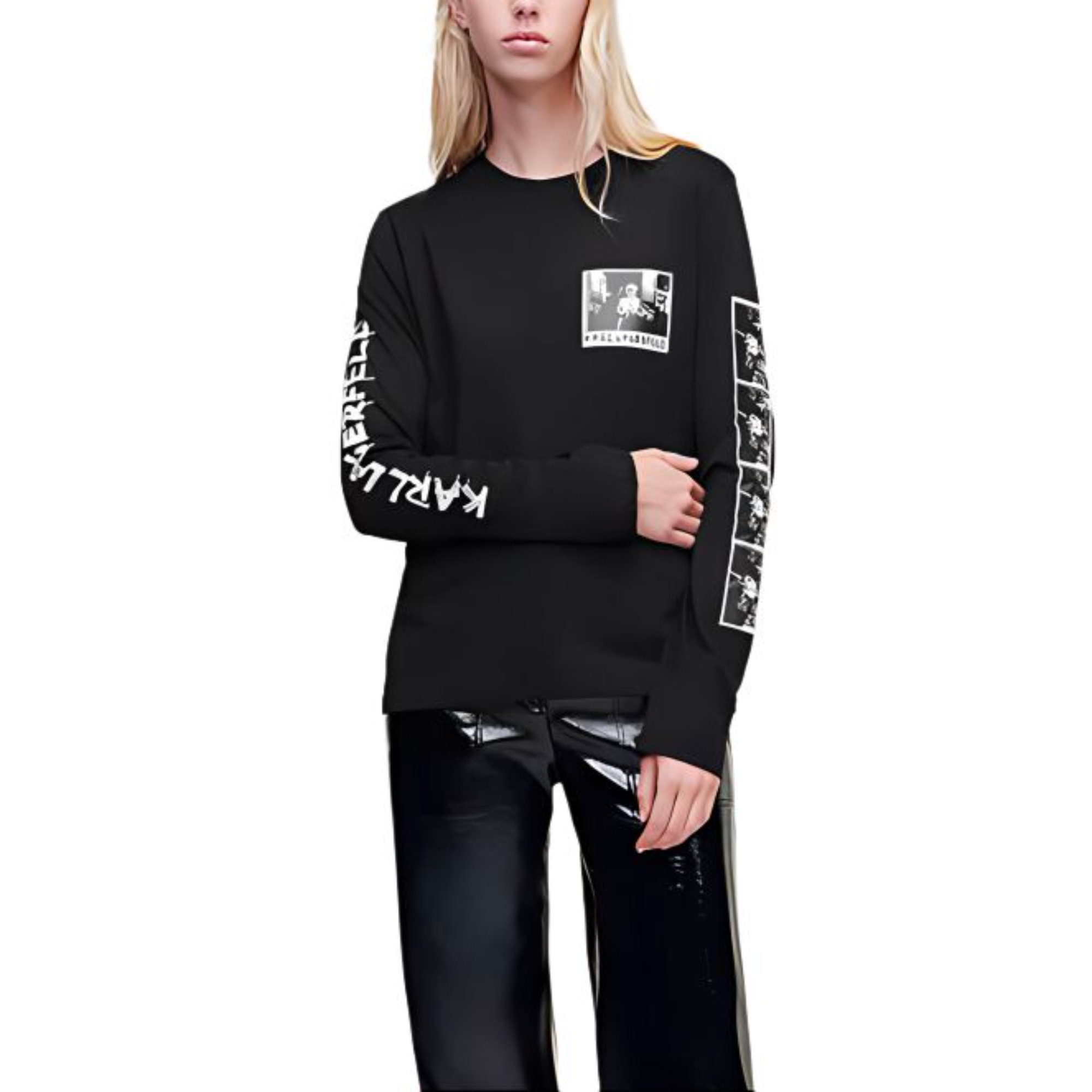 KARL LAGERFELD / Karl Lagerfeld Jeans Футболка KARL LAGERFELD женская черная
KARL LAGERFELD / Karl Lagerfeld Jeans Футболка KARL LAGERFELD женская черная