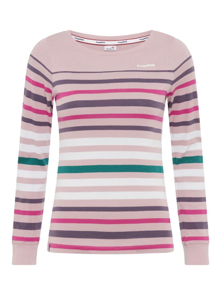 Рубашка с длинными рукавами розового цвета Kangaroos
Рубашка с длинными рукавами розового цвета Kangaroos