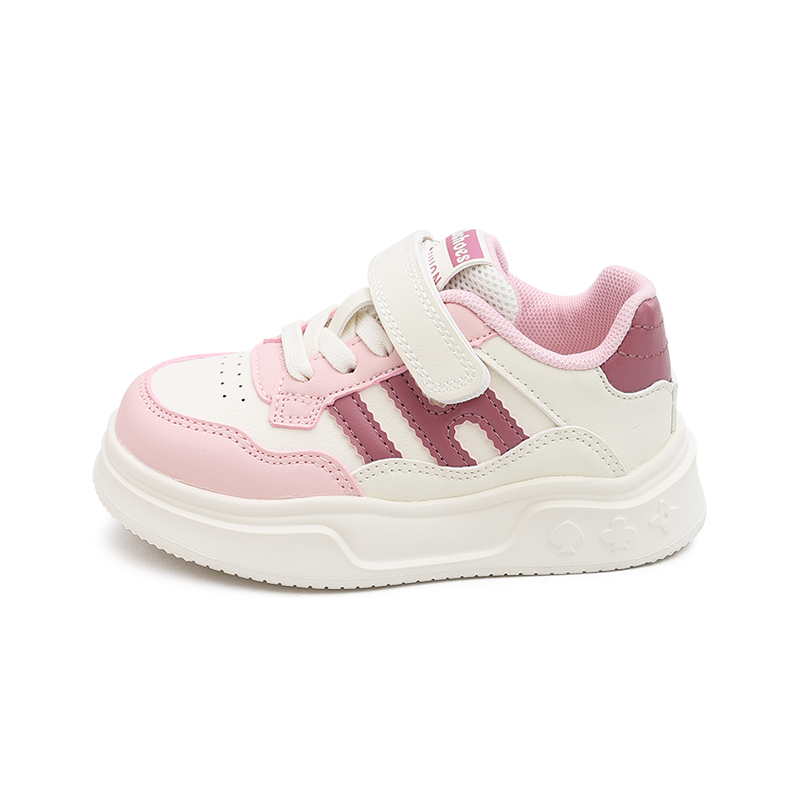 Низкие детские кроссовки для скейтбординга Budding, бежевый/розовый 
Низкие детские кроссовки для скейтбординга Budding, бежевый/розовый