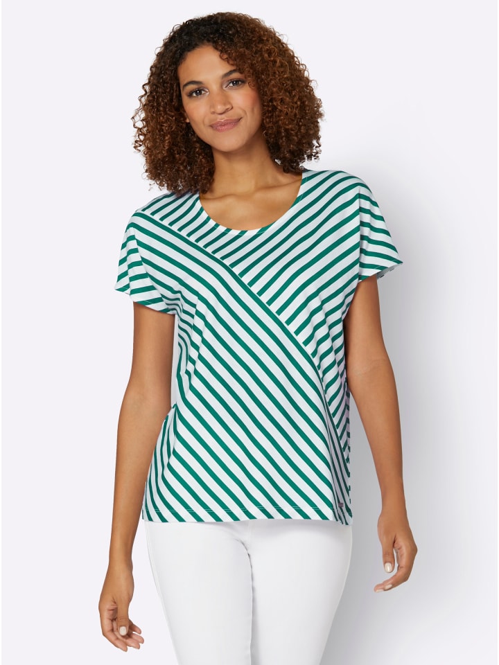 Полосатая рубашка в зелено-белую полоску WITT WEIDEN
Полосатая рубашка в зелено-белую полоску WITT WEIDEN