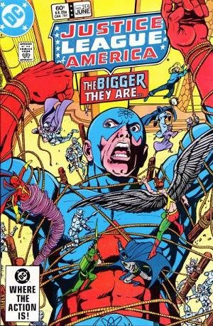 Justice League of America #215 "Goltha Unleashes a Still-maddened and Gigantic Atom Against the City" (DC COMICS)
Justice League of America #215 "Goltha Unleashes a Still-maddened and Gigantic Atom Against the City" (DC COMICS)