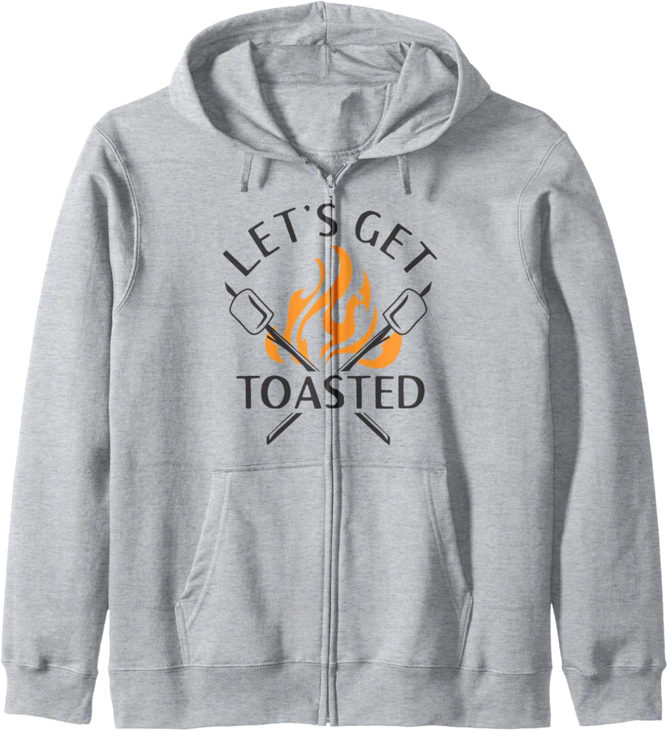 Забавная летняя толстовка на молнии для кемпинга и скалолазания Get Toasted, серая (серый меланж), размер S Happy Camping Crew - Family Camping Gear & Clothes
Забавная летняя толстовка на молнии для кемпинга и скалолазания Get Toasted, серая (серый меланж), размер S Happy Camping Crew - Family Camping Gear & Clothes