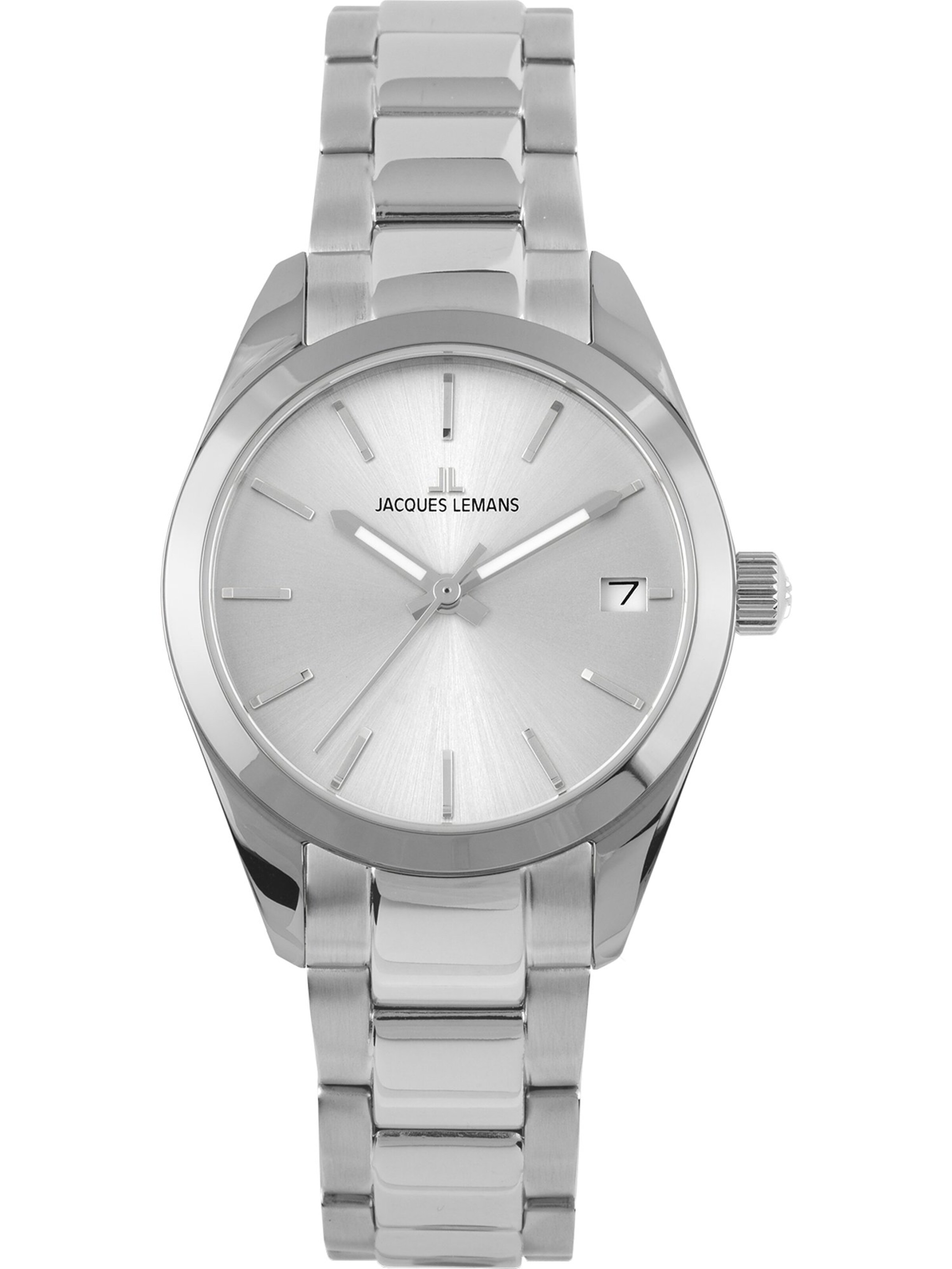 Jacques Lemans Серебряные аналоговые часы
Jacques Lemans Серебряные аналоговые часы