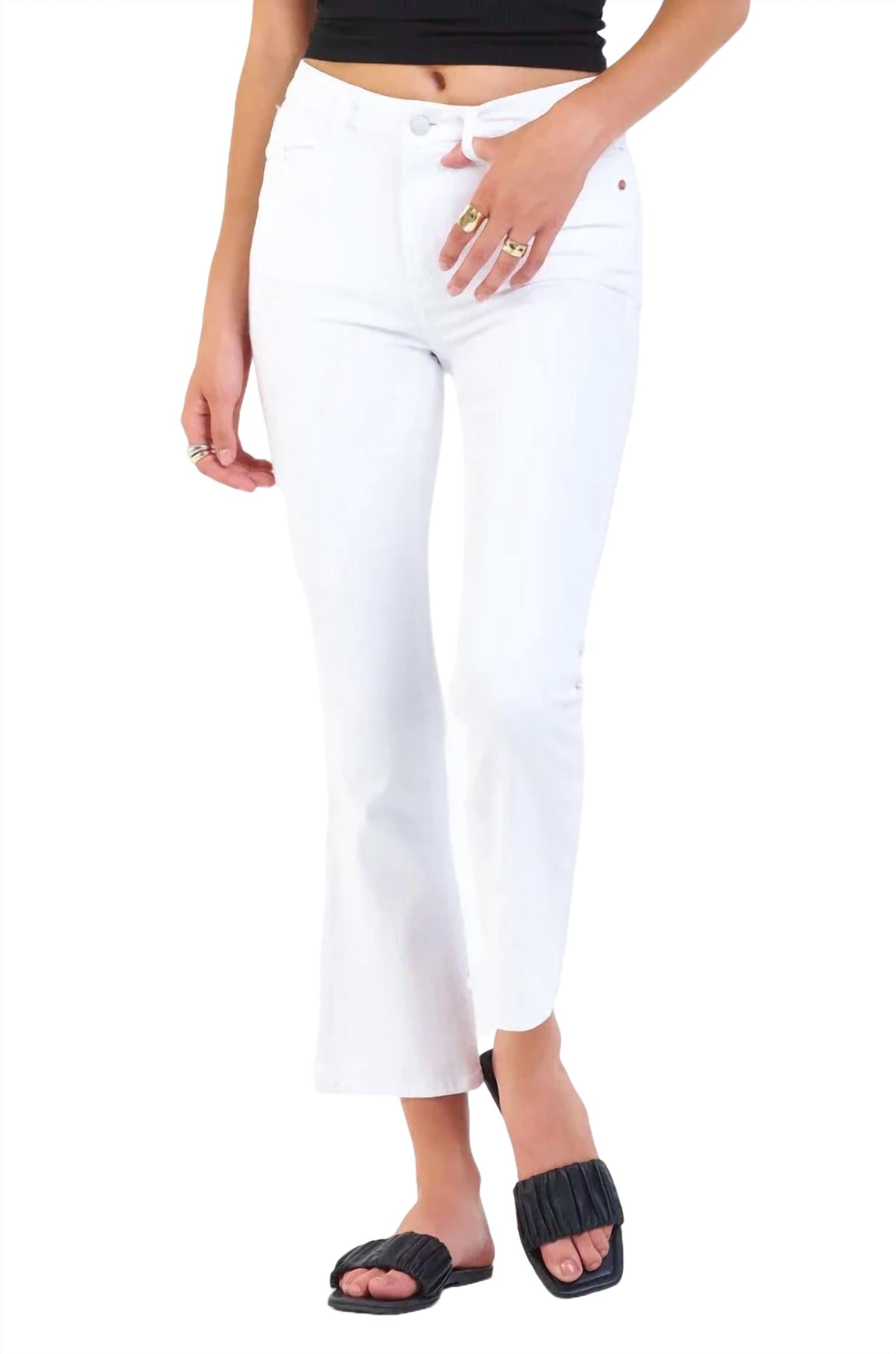 Джинсы Jeanne Super High Rise Flare с высокой посадкой белого цвета DEAR JOHN DENIM
Джинсы Jeanne Super High Rise Flare с высокой посадкой белого цвета DEAR JOHN DENIM