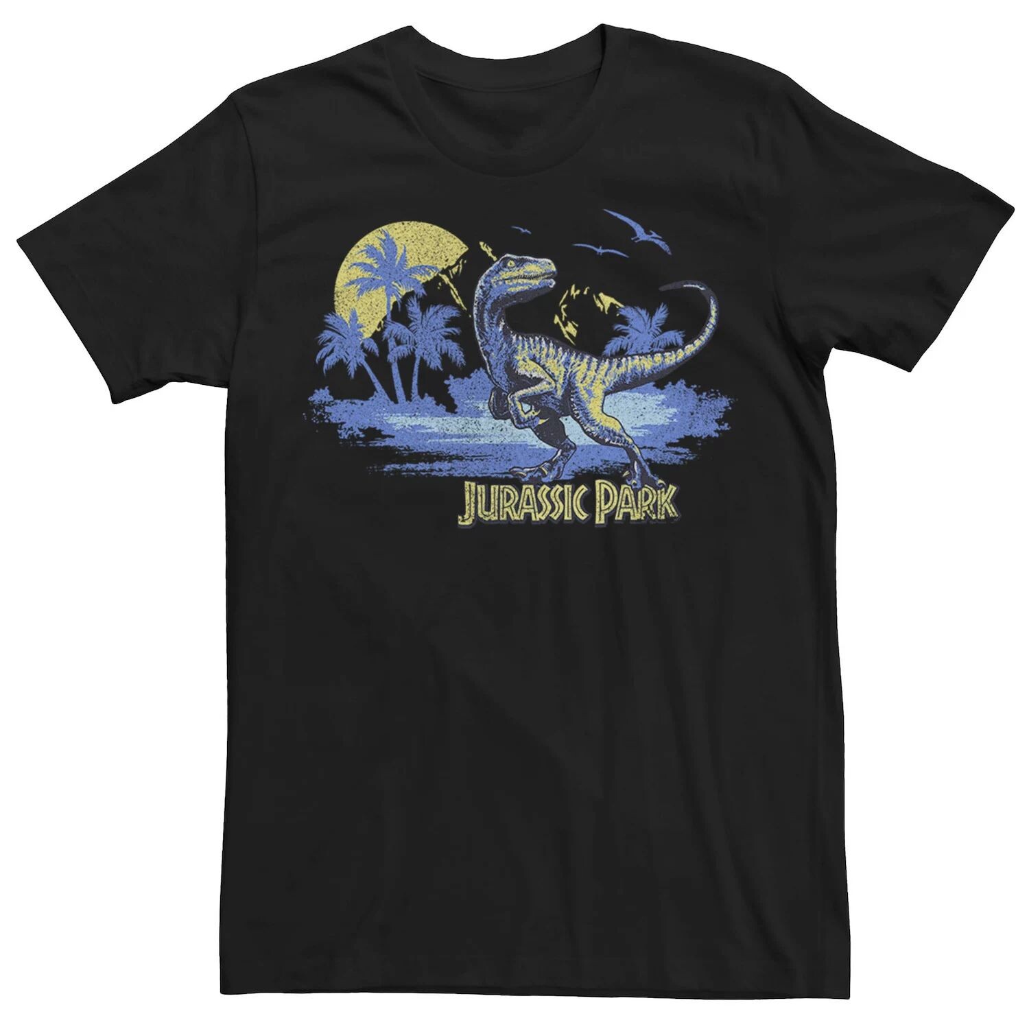 Мужская футболка с потертостями и портретом «Парк Юрского периода Raptor» Jurassic Park, черный
Мужская футболка с потертостями и портретом «Парк Юрского периода Raptor» Jurassic Park, черный