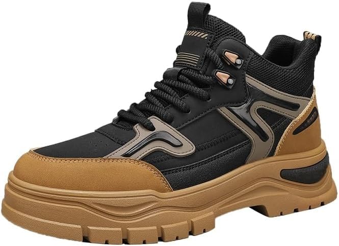 Hhhchpm Мужские повседневные ботинки для мужчин, модные ботинки на молнии, походные ботинки, подходящие для всех сезонов, противоскользящие кроссовки, удобная спортивная обувь, черный
Hhhchpm Мужские повседневные ботинки для мужчин, модные ботинки на молнии, походные ботинки, подходящие для всех сезонов, противоскользящие кроссовки, удобная спортивная обувь, черный