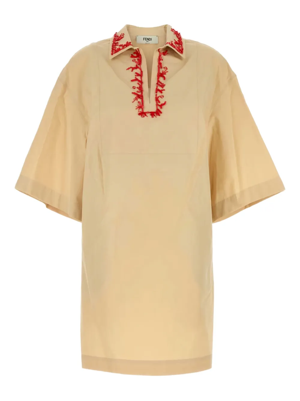 Мини-платье из поплина Fendi, желтый
Мини-платье из поплина Fendi, желтый