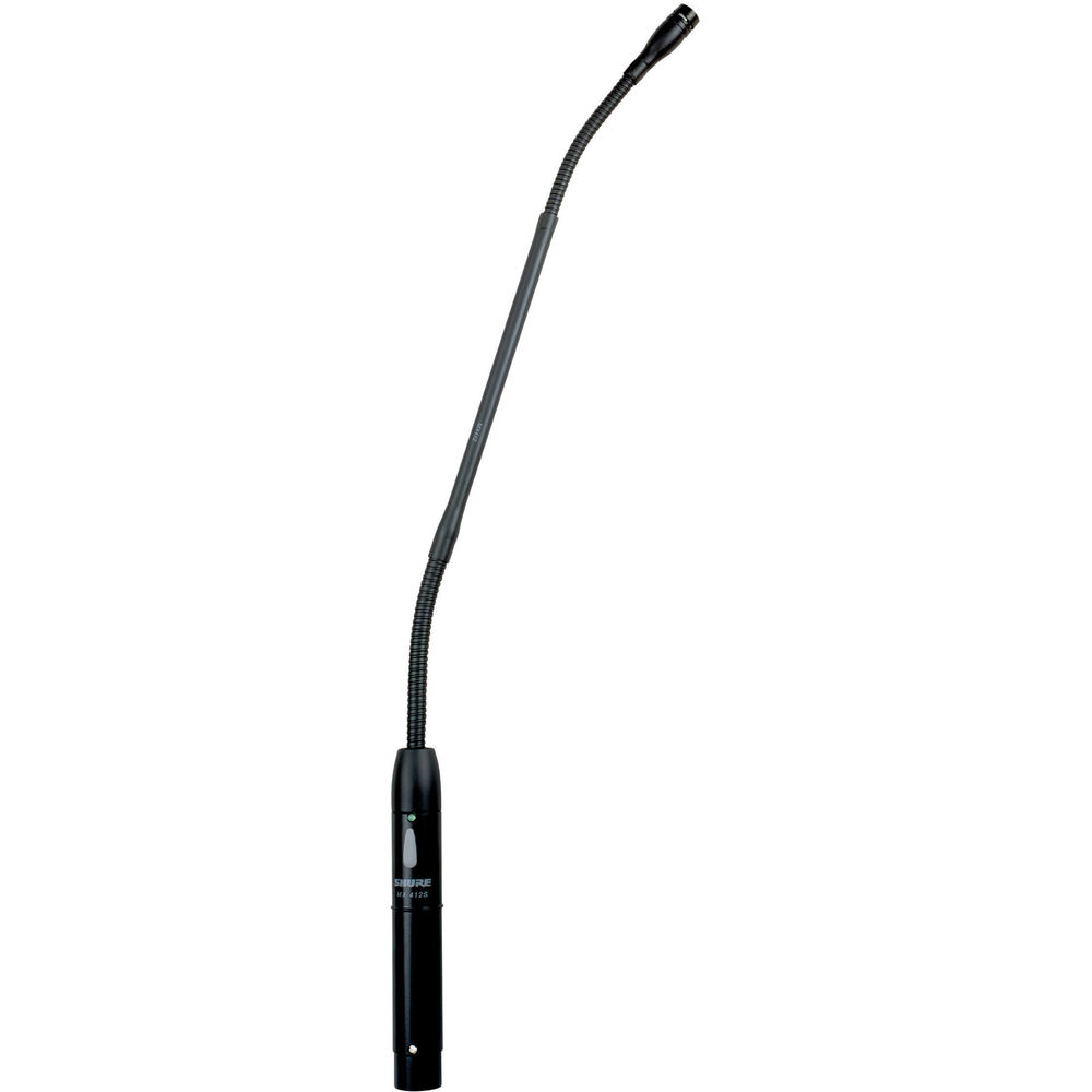 Микрофон на гибкой шее Shure MX412C - 12" Cardioid Gooseneck Microphone MX412/C
Микрофон на гибкой шее Shure MX412C - 12" Cardioid Gooseneck Microphone MX412/C