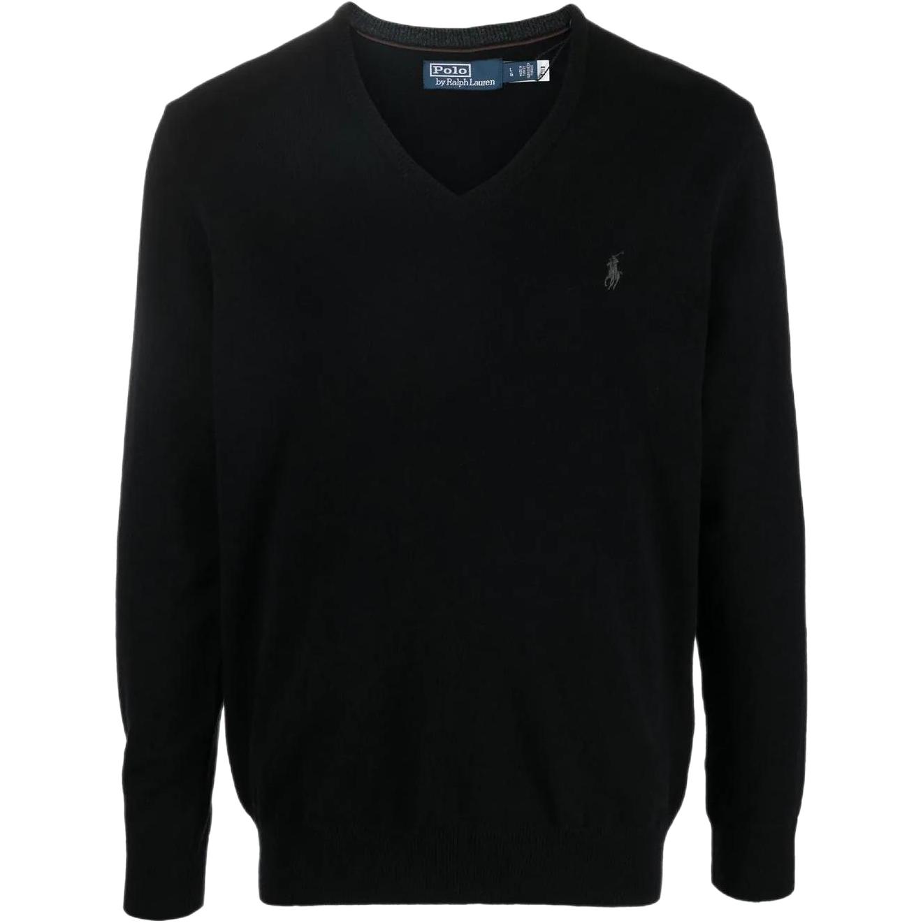 Вышитый логотипом вязаный джемпер Polo Ralph Lauren, черный
Вышитый логотипом вязаный джемпер Polo Ralph Lauren, черный