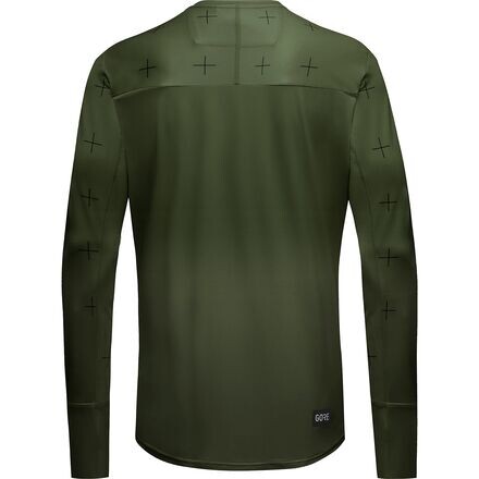 Джерси TrailKPR Daily с длинными рукавами мужские GOREWEAR, зеленый 
Джерси TrailKPR Daily с длинными рукавами мужские GOREWEAR, зеленый