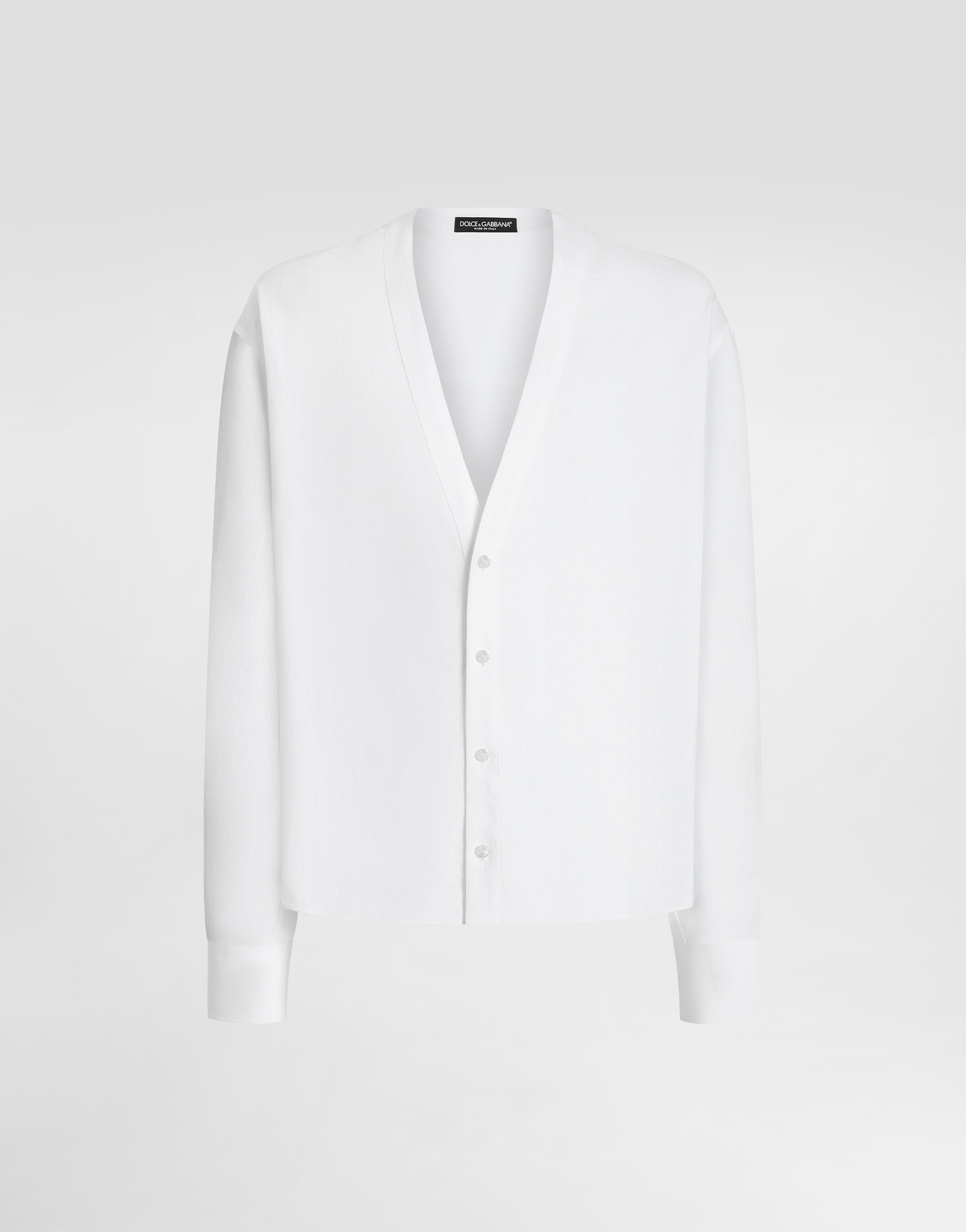 Льняная рубашка с длинными рукавами и застежкой, как у кардигана Dolce & Gabbana, белый
Льняная рубашка с длинными рукавами и застежкой, как у кардигана Dolce & Gabbana, белый