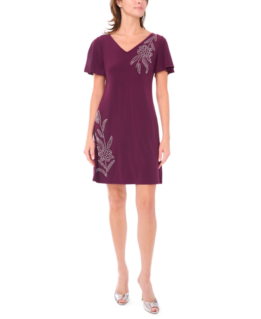 Женское платье с разрезом на рукавах и цветочным мотивом Фарадж MSK, POTENT PURPLE
Женское платье с разрезом на рукавах и цветочным мотивом Фарадж MSK, POTENT PURPLE