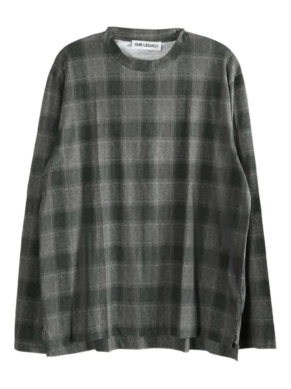 Футболка с длинным рукавом в клетку OUR LEGACY, серый
Футболка с длинным рукавом в клетку OUR LEGACY, серый