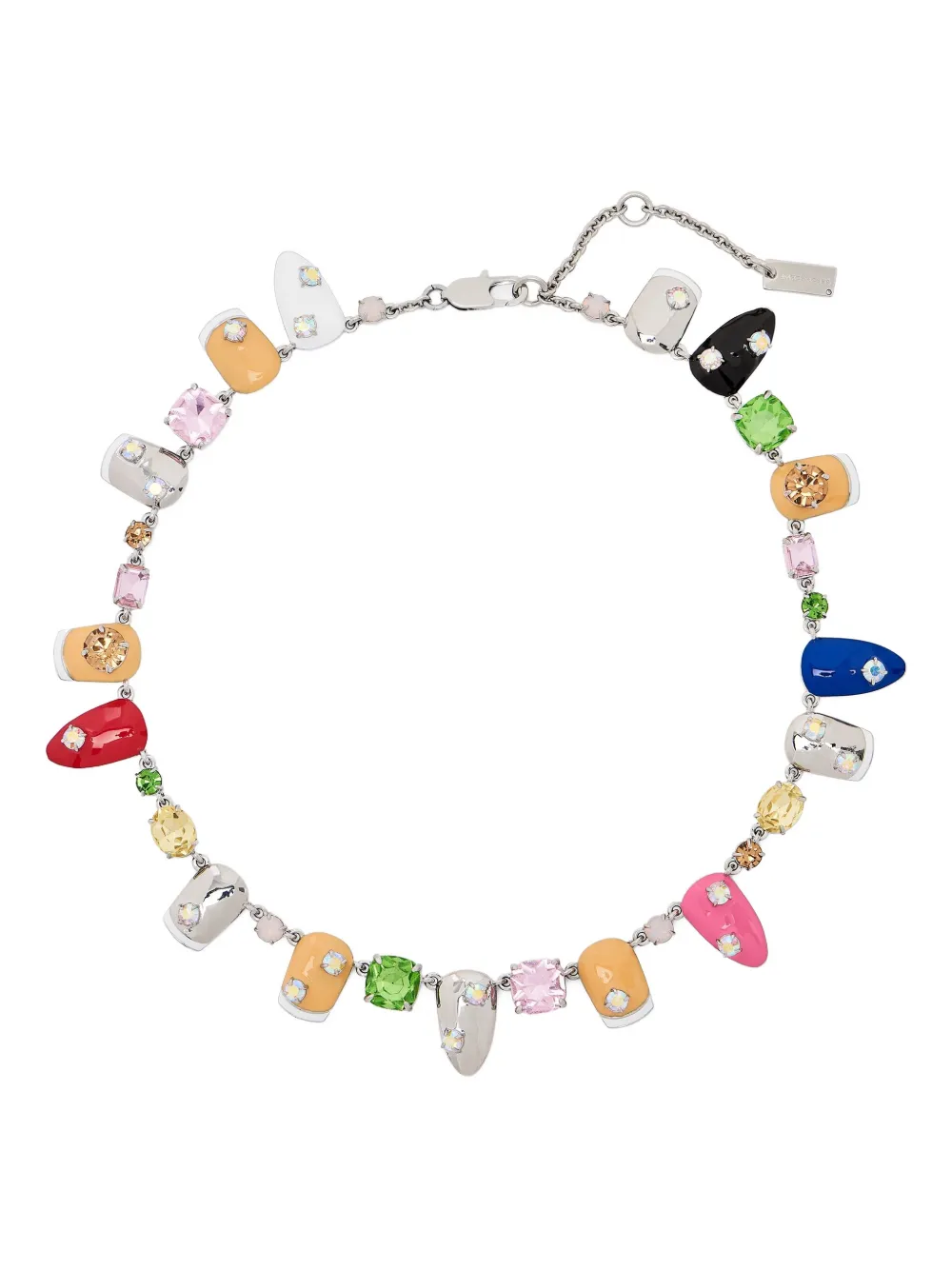 Ожерелье, украшенное гвоздями MARC JACOBS, серебряный
Ожерелье, украшенное гвоздями MARC JACOBS, серебряный