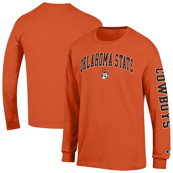 Мужская футболка с длинным рукавом oklahoma state cowboys с оранжевым логотипом Champion
Мужская футболка с длинным рукавом oklahoma state cowboys с оранжевым логотипом Champion