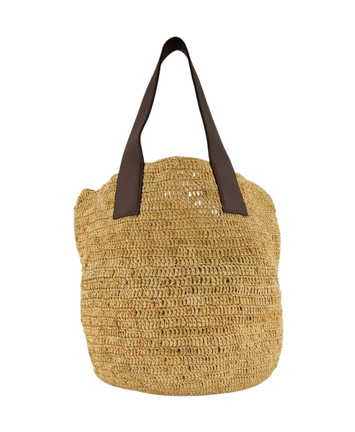 Сумка из соломы и кожи Sensi Studio, бежевый
Сумка из соломы и кожи Sensi Studio, бежевый