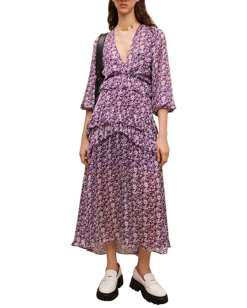 Платье макси Maje Ronirique, фиолетовый
Платье макси Maje Ronirique, фиолетовый