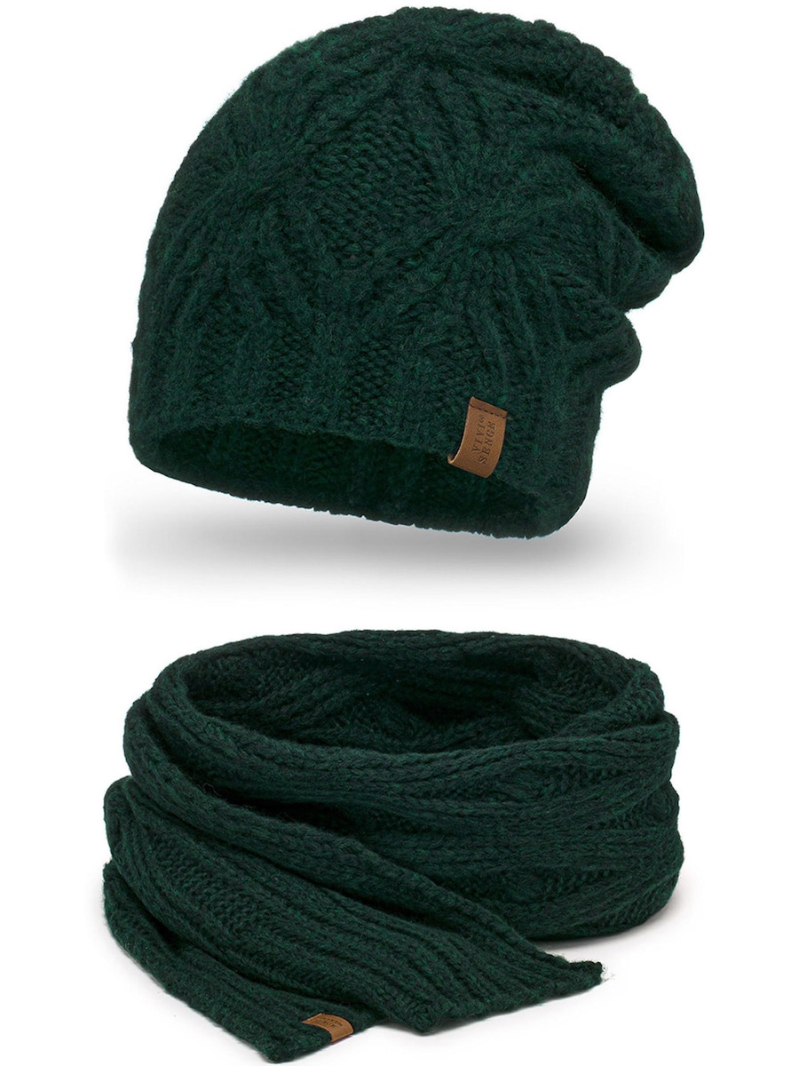 Шапка Vivisence 70112 Set, темно-зеленый
Шапка Vivisence 70112 Set, темно-зеленый