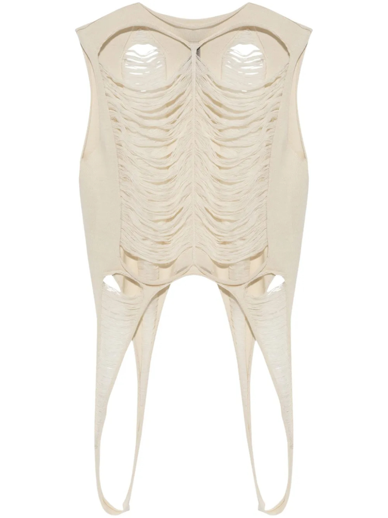 Майка с потертостями от Рика Оуэнса Rick Owens, нейтральный
Майка с потертостями от Рика Оуэнса Rick Owens, нейтральный