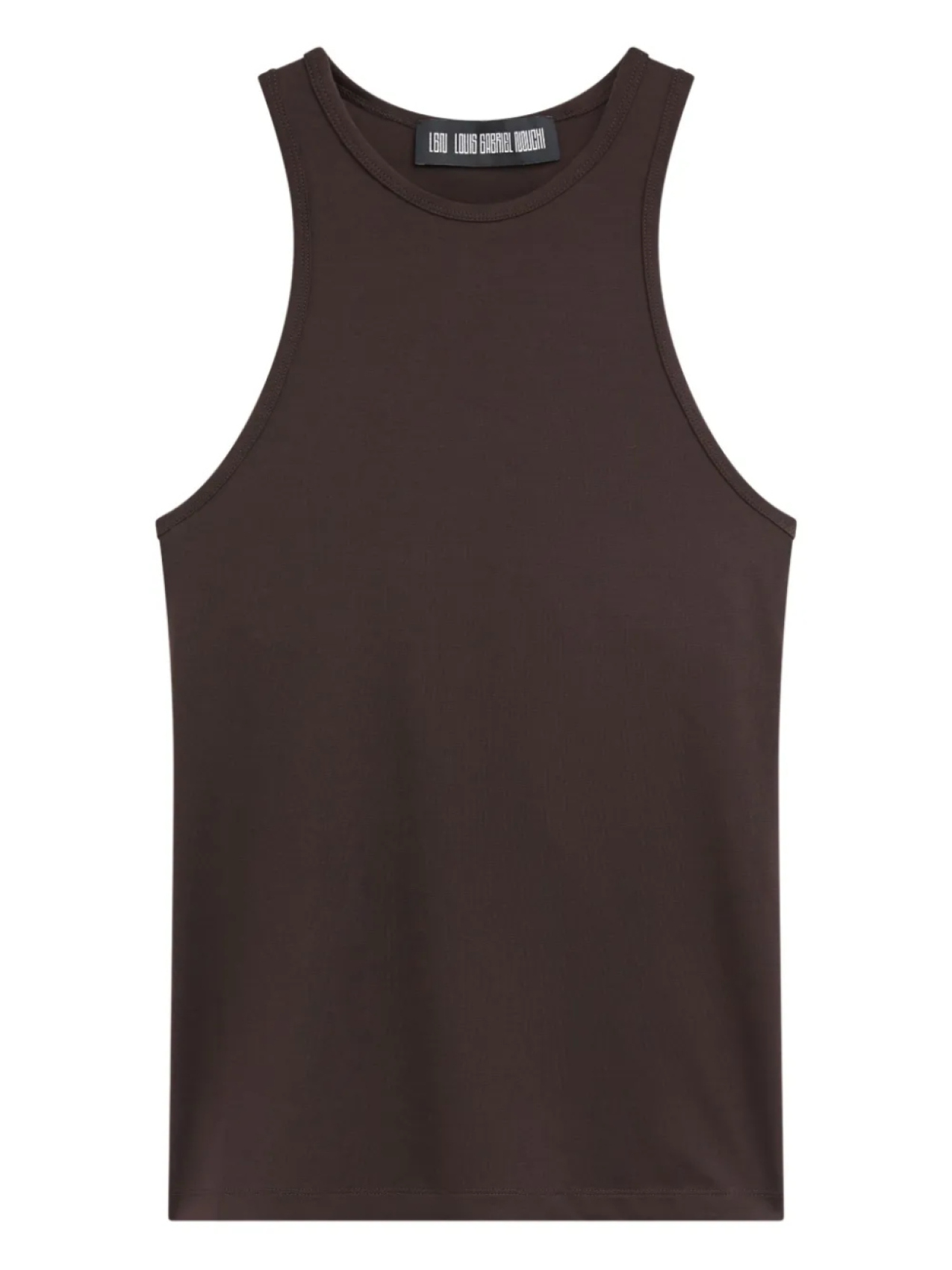 LGN LOUIS GABRIEL NOUCHI топ с перекрестными бретелями, коричневый 
LGN LOUIS GABRIEL NOUCHI топ с перекрестными бретелями, коричневый