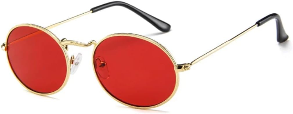 Солнцезащитные очки с защитой от УФ-излучения UV400 | Круглая металлическая оправа, градиентные линзы | Для женщин и мужчин, для занятий спортом на открытом воздухе и вождения DSVIGF, Gold-red
Солнцезащитные очки с защитой от УФ-излучения UV400 | Круглая металлическая оправа, градиентные линзы | Для женщин и мужчин, для занятий спортом на открытом воздухе и вождения DSVIGF, Gold-red