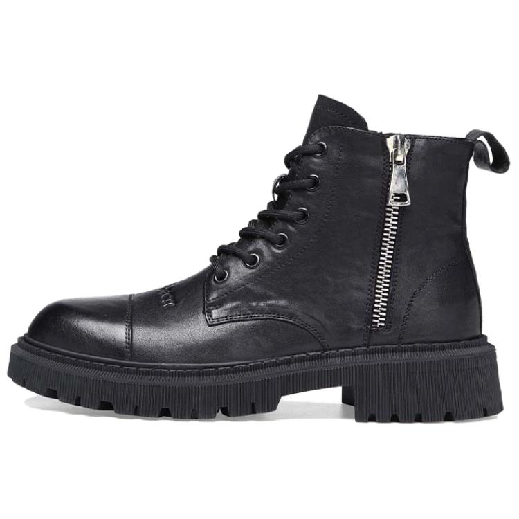 Cabbeen Мужские британские винтажные ботинки Martin Crew, черные
Cabbeen Мужские британские винтажные ботинки Martin Crew, черные