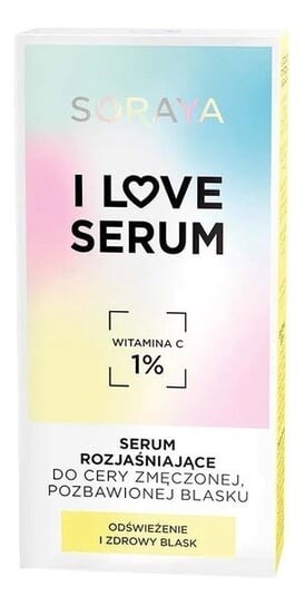 Осветляющая сыворотка, 30 мл Soraya, I Love Serum
Осветляющая сыворотка, 30 мл Soraya, I Love Serum