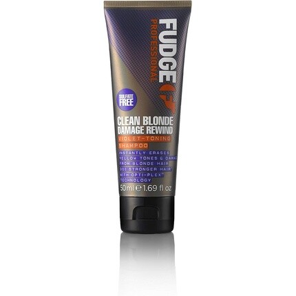 Профессиональный фиолетовый тонизирующий шампунь Clean Blonde Damage Rewind Shampoo для светлых волос 50 мл, Fudge
Профессиональный фиолетовый тонизирующий шампунь Clean Blonde Damage Rewind Shampoo для светлых волос 50 мл, Fudge