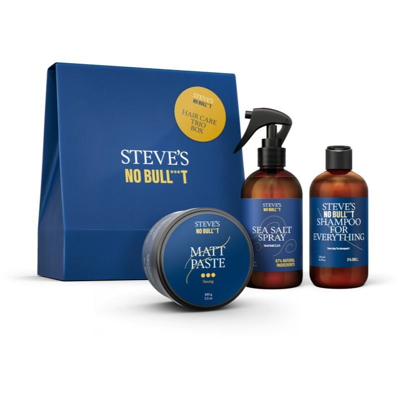 Подарочный набор Steve's No Bull***t Hair Care Trio Box (для волос) для мужчин Inna Marka
Подарочный набор Steve's No Bull***t Hair Care Trio Box (для волос) для мужчин Inna Marka