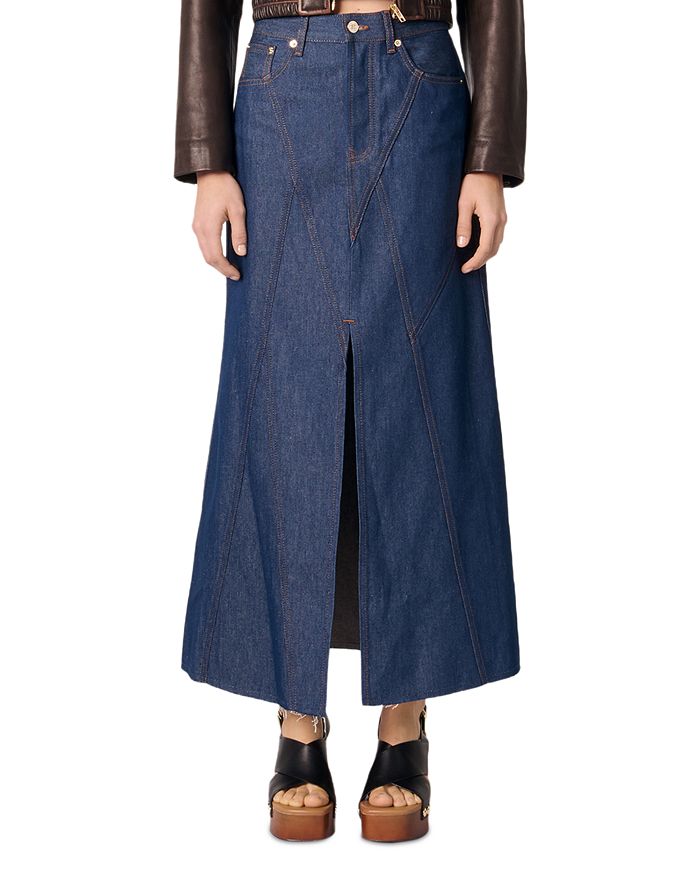 Длинная джинсовая юбка Maje, синий
Длинная джинсовая юбка Maje, синий