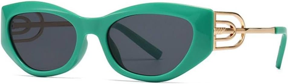 Модные винтажные солнцезащитные очки «кошачий глаз» с угловыми линзами, женские, с металлическим декором, мужские, в маленькой оправе, с защитой от УФ-излучения HVTVTLA, Green Gray
Модные винтажные солнцезащитные очки «кошачий глаз» с угловыми линзами, женские, с металлическим декором, мужские, в маленькой оправе, с защитой от УФ-излучения HVTVTLA, Green Gray