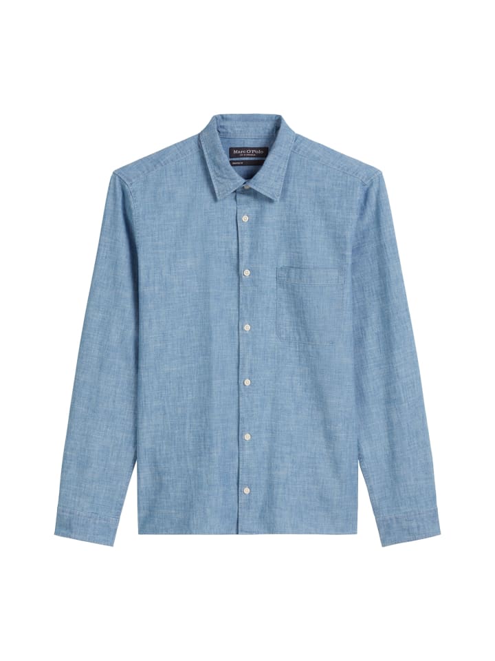 Marc O'Polo Рубашка необычной формы, средне-синего цвета
Marc O'Polo Рубашка необычной формы, средне-синего цвета