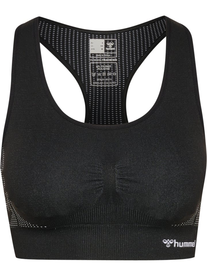 Спортивный бюстгальтер Hummel, черный
Спортивный бюстгальтер Hummel, черный