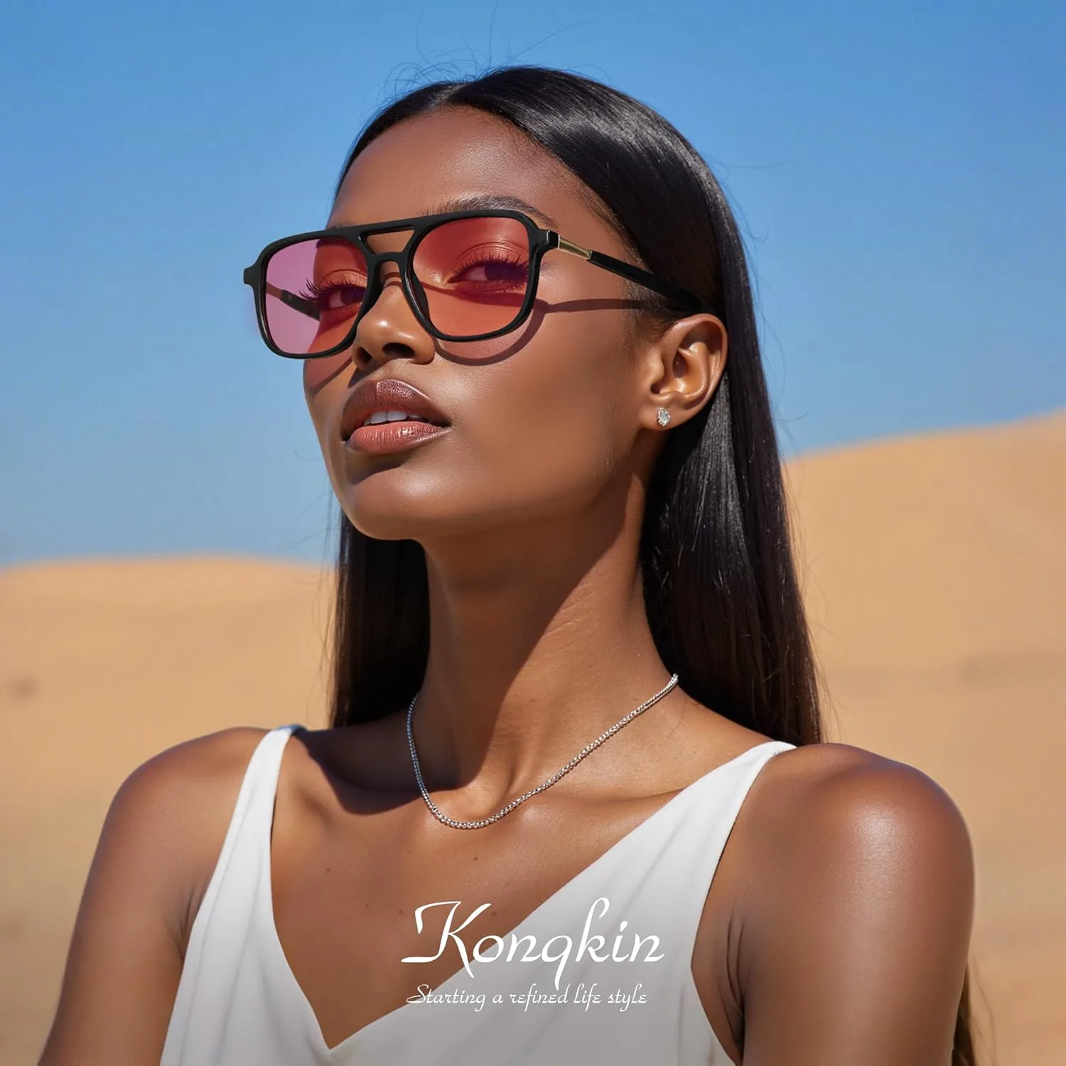 Ретро-авиаторы konqkin: поляризованные, УФ-защита, винтажные, прямоугольные, в стиле 70-х. Цвет: коричневый черепаховый каркас, градиентные серые/коричневые линзы
Ретро-авиаторы konqkin: поляризованные, УФ-защита, винтажные, прямоугольные, в стиле 70-х. Цвет: коричневый черепаховый каркас, градиентные серые/коричневые линзы