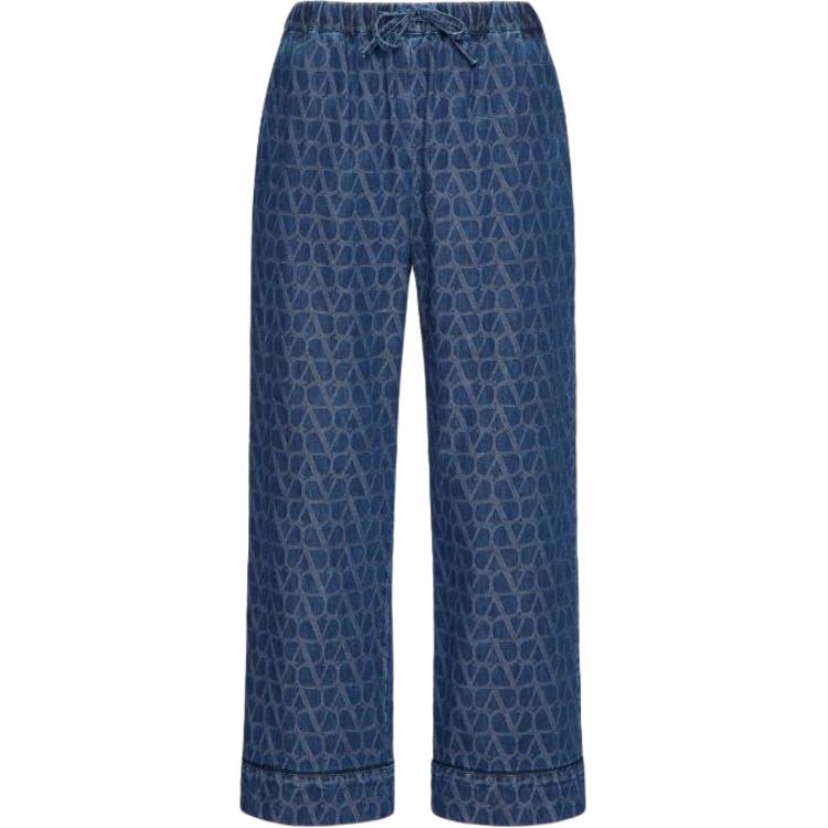 Облегающие укороченные брюки на шнурке Valentino, синий
Облегающие укороченные брюки на шнурке Valentino, синий