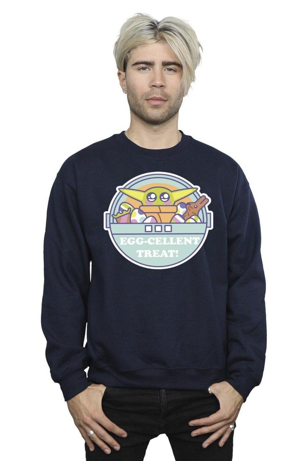Пасхальный свитшот Mandalorian Eggcellent Star Wars, темно-синий 
Пасхальный свитшот Mandalorian Eggcellent Star Wars, темно-синий