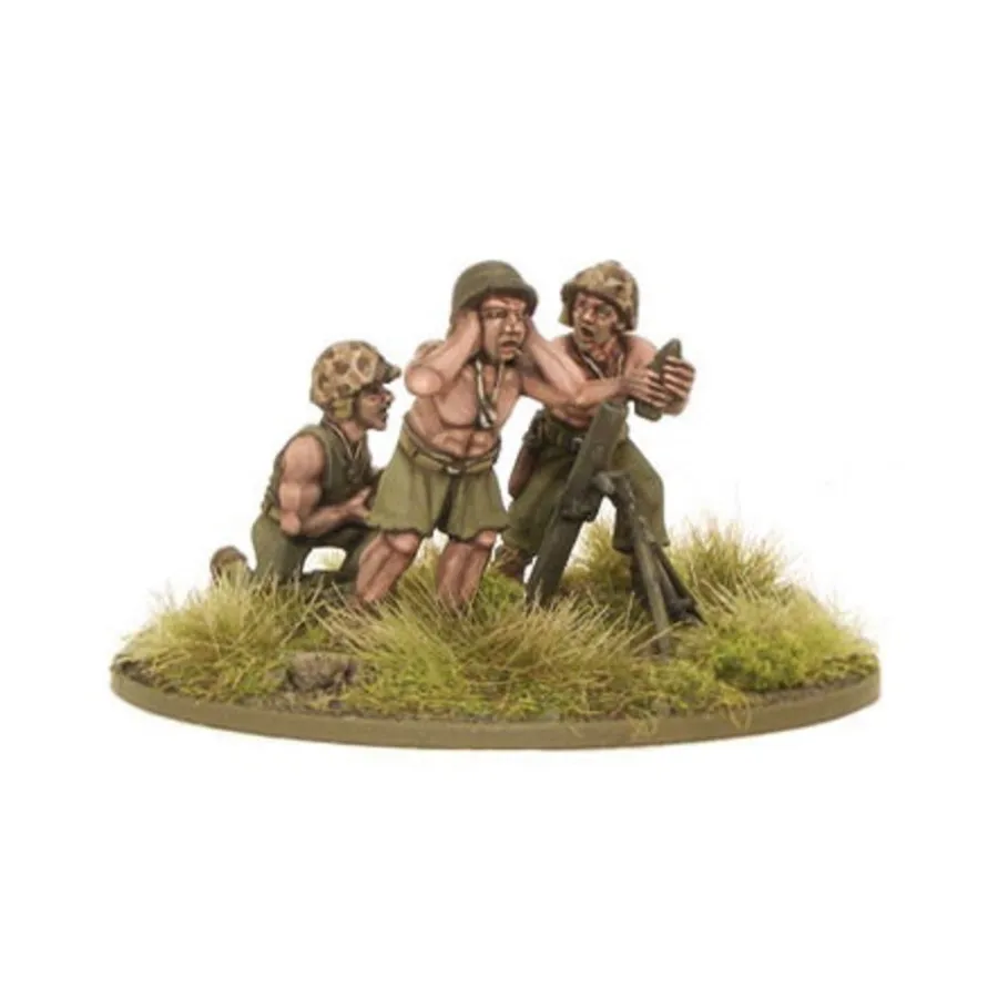 Группа 81-мм минометов морской пехоты США, Bolt Action - US Marines (28mm)
Группа 81-мм минометов морской пехоты США, Bolt Action - US Marines (28mm)