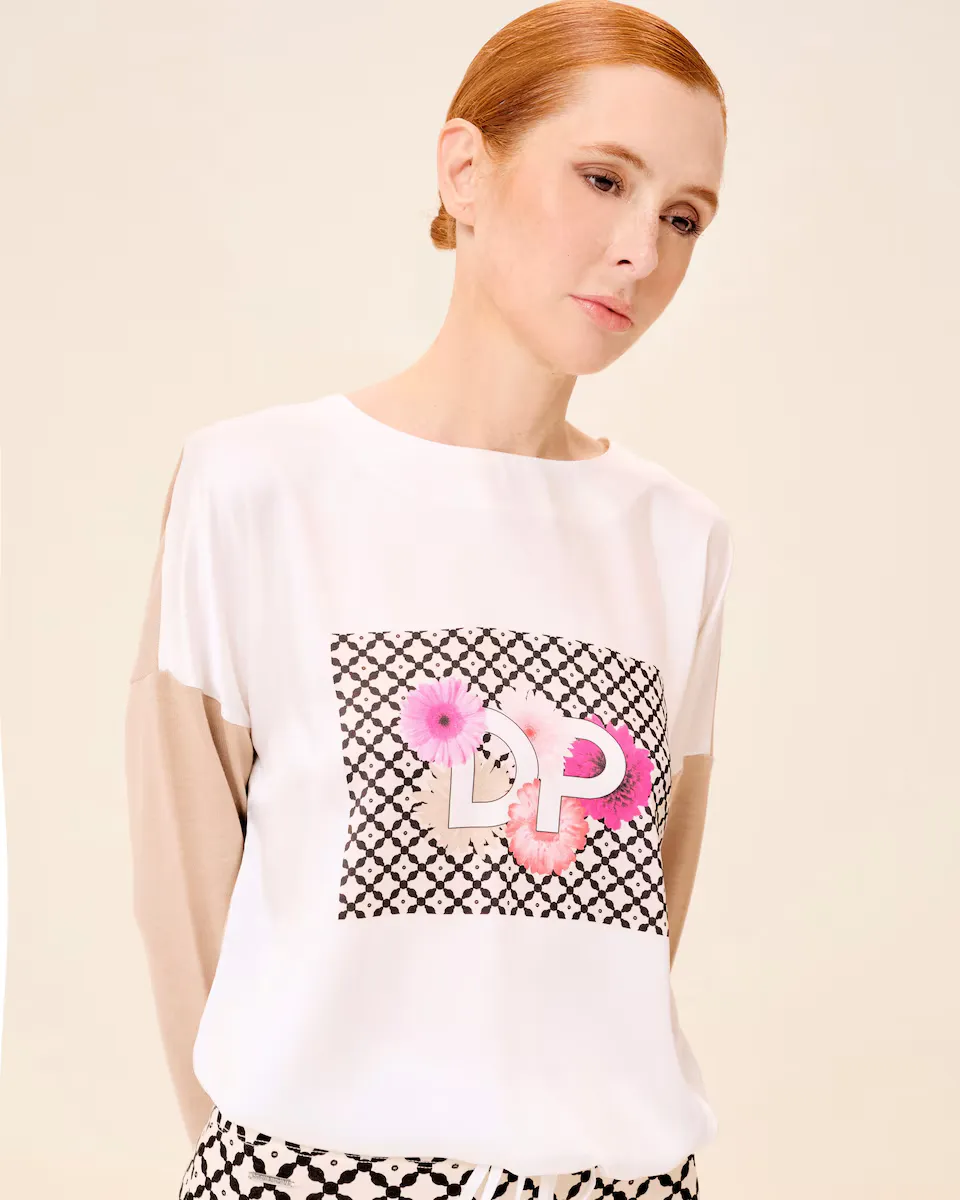 Женская блузка Tropez двухцветная с принтом спереди Dolores Promesas, мультиколор
Женская блузка Tropez двухцветная с принтом спереди Dolores Promesas, мультиколор