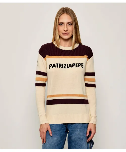 Свитер Regular fit Patrizia Pepe, бежевый
Свитер Regular fit Patrizia Pepe, бежевый