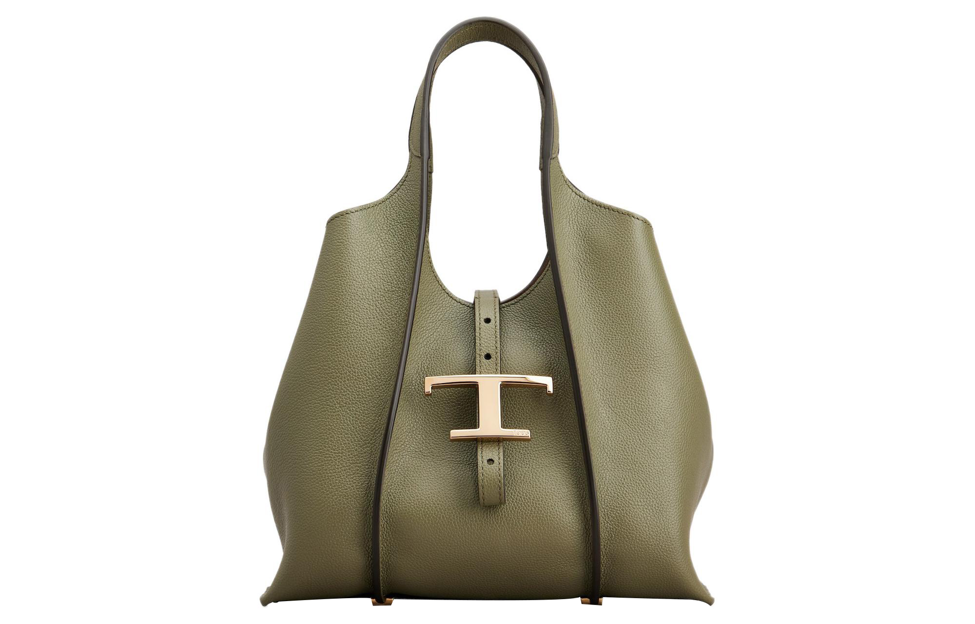 TOD'S Кожаная сумка-тоут, шоппер, сумка через плечо, кроссбоди, мини-женская ручная зеленая
TOD'S Кожаная сумка-тоут, шоппер, сумка через плечо, кроссбоди, мини-женская ручная зеленая