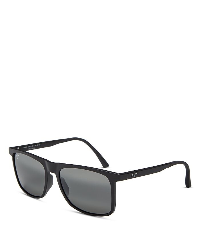 Поляризованные квадратные солнцезащитные очки Maui Jim Makamae, 56 мм, черный
Поляризованные квадратные солнцезащитные очки Maui Jim Makamae, 56 мм, черный