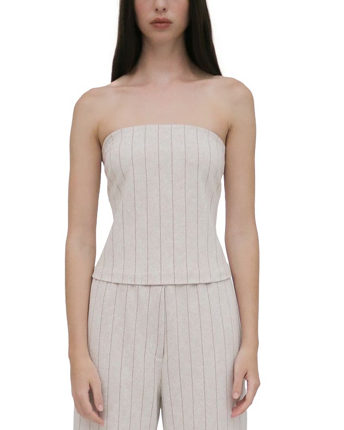 Бандо топ без бретелек Rosetta Getty, коричневый/бежевый
Бандо топ без бретелек Rosetta Getty, коричневый/бежевый