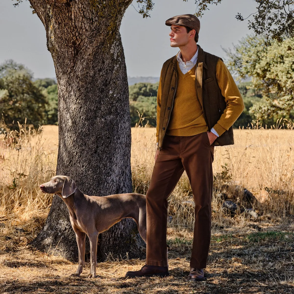 Мужской стеганый жилет из шерсти Verhunt, коричневый
Мужской стеганый жилет из шерсти Verhunt, коричневый