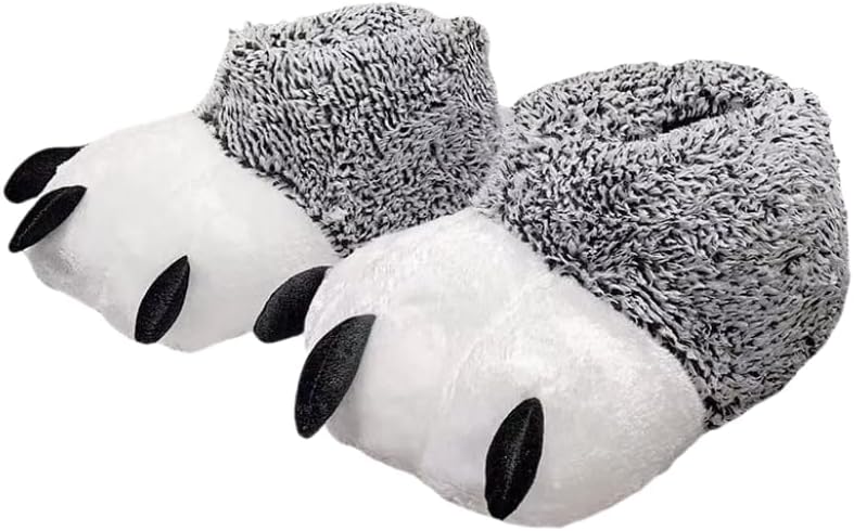 YUDISHOES Мужские и женские тапочки, тапочки в виде животных, милые тапочки с лапками медведя, зимние мягкие домашние хлопковые тапочки, черный
YUDISHOES Мужские и женские тапочки, тапочки в виде животных, милые тапочки с лапками медведя, зимние мягкие домашние хлопковые тапочки, черный