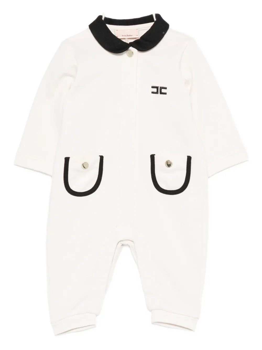 Комбинезон с воротником Питера Пэна Elisabetta Franchi La Mia Bambina, белый
Комбинезон с воротником Питера Пэна Elisabetta Franchi La Mia Bambina, белый