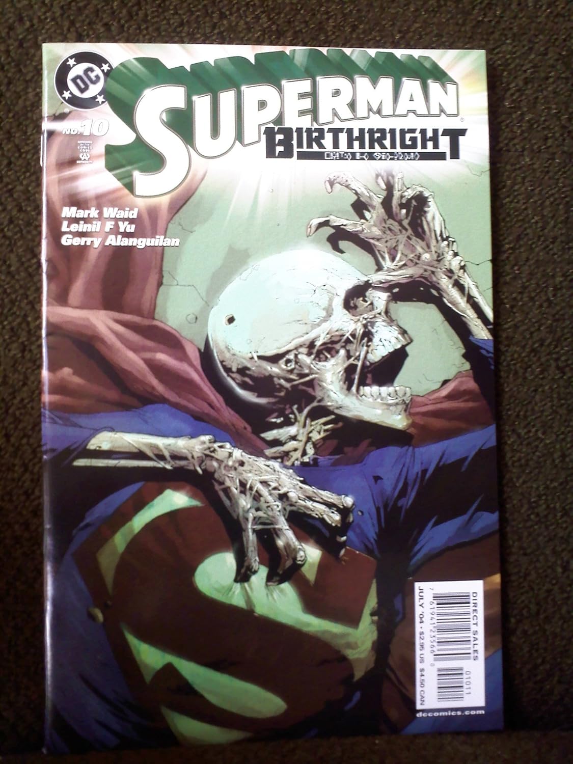 Superman: Birthright #10 "A Retelling of Superman's Origin" (DC COMICS)
Superman: Birthright #10 "A Retelling of Superman's Origin" (DC COMICS)
