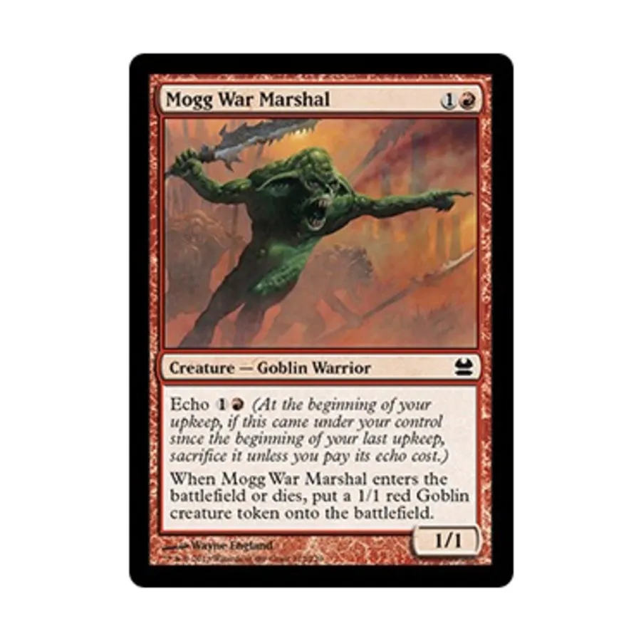 CCG Могг Военный маршал (К), MTG - Modern Masters 2013
CCG Могг Военный маршал (К), MTG - Modern Masters 2013