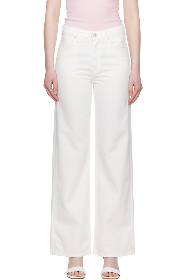 Джинсы Annina с высокой посадкой и широкими штанинами 33" Citizens Of Humanity, белый
Джинсы Annina с высокой посадкой и широкими штанинами 33" Citizens Of Humanity, белый