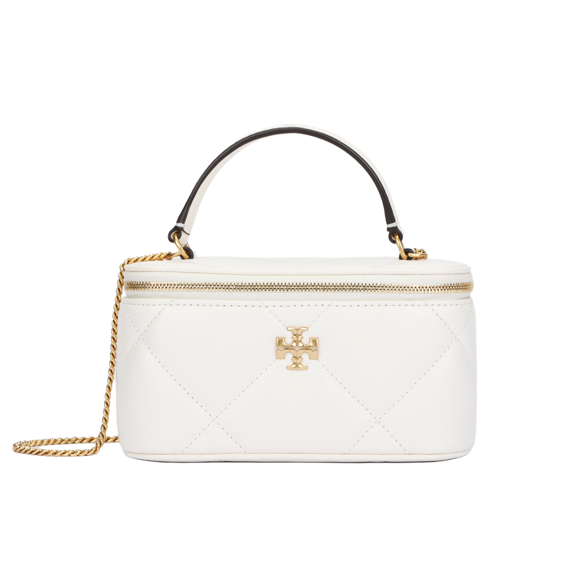 TORY BURCH Kira Diamond Quilt Vanity Case Warm White
TORY BURCH Kira Diamond Quilt Vanity Case Warm White